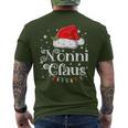 Nonni Claus Christmas 2023 Family Xmas Men's T-shirt Back Print