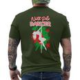 North Pole Dancer Naughty Santa Christmas Stripper Men's T-shirt Back Print