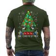 Oh Chemistree Science Christmas Tree Chemistry Chemist Men's T-shirt Back Print