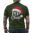 Pop Claus Christmas Family Matching Pajama Santa Men's T-shirt Back Print