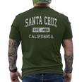 Santa Cruz California Ca Vintage Established Sports Men's T-shirt Back Print