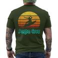 Santa Cruz Souvenir Retro Surf Vintage California Men's T-shirt Back Print