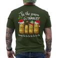 Tis The Season For Tamales Christmas Holiday Mexican Food Men's T-shirt Back Print