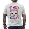 100 Days Of School You Must Be Kitten Cat 100 Days Of School Men's T-shirt Back Print
