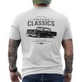 55 Chevys Truck Classic Men's T-shirt Back Print