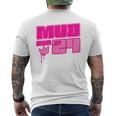 5K Mud Run 2024 Princess Muddy Pit Obstacles Mudding Team Men's T-shirt Back Print