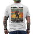70 Years Old Vintage 1954 Boxing Lover 70Th Birthday Men's T-shirt Back Print