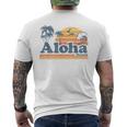 Aloha Hawaii Vintage Beach Summer Surfing 70S Retro Hawaiian Men's T-shirt Back Print