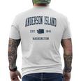 Anderson Island Wa Vintage Athletic Sports Jsn1 Men's T-shirt Back Print