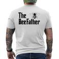 The Beefather Beekeeping Beekeeper Mens Back Print T-shirt