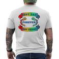 Best Dad Best Friend Forever Fathers Day Mens Back Print T-shirt