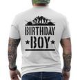 Birthday Boy Army Party Supplies Military Party Boys Men's T-shirt Back Print