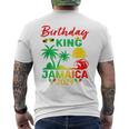 Birthday King Jamaica 2024 Jamaican Vacation Trip Men_S Men's T-shirt Back Print