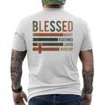 Blessed Mercy Redeemed Loved Worship Men's T-shirt Back Print