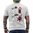 Be My Boo Ghost Valentines Day Men's T-shirt Back Print