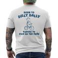 Born To Dilly Dally Forced To Pick Up The Peace Men's T-shirt Back Print