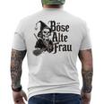 Böse Alte Frau Langarm Böse Alte Frau T-Shirt mit Rückendruck