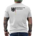 Bundesinstitut Für Pfusch Am Kfz T-Shirt mit Rückendruck