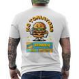 Burger-Fun- Witziger Spruch Comic-Style T-Shirt mit Rückendruck