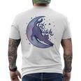 Cat Witch Moon Kitty Cats Purple Moonchild Men's T-shirt Back Print