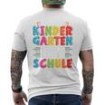 Children's Bye Bye Tschüss Kindergarten Ich Rocke Jetzt Die Schule T-Shirt mit Rückendruck