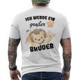 Children's Ich Werde Ein Großer Bruder 2024 T-Shirt mit Rückendruck