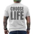 Choose Life Pro-Life Rétro Années 80 T-shirt imprimé au dos