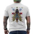 Cicada Entomology Lover Cicada Fest 2024 Broods Xix Xiii Men's T-shirt Back Print