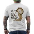 Citation De Motivation Intemporelle Avec Horloges Fondantes T-shirt imprimé au dos