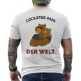 Coolster Papa Der Weltater Outfitatertag Bester Papa T-Shirt mit Rückendruck