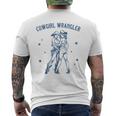 Cowgirl Wrangler Gay Cowgirl Lesbian Femme Lesbian Pride Men's T-shirt Back Print
