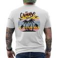 On Cruise Time Cruise Squad Summer Vacation Matching Family Men's T-shirt Back Print