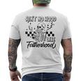 Dad Husband Skeleton Retro Beer Father's Day Daddy Saying Men's T-shirt Back Print