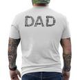 Dad Silly Goofy Dorky Father's Day Apparel Black Font Men's T-shirt Back Print