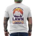 Damen Lustiger Mäher Rasen Bier Papa Landschaftsbau Dare It Wh Mit-Ausschnitt T-Shirt mit Rückendruck