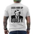Donald Trump Hot Lock Him Up Trump Shot Men's T-shirt Back Print