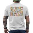 Earth Day Go Planet It's Your Earth Day Groovy Men's T-shirt Back Print
