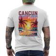 Family Vacation Cancun Mexico 2024 Summer Trip Matching Men's T-shirt Back Print