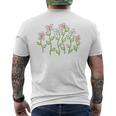 Field Of Flowers Of Summer Garden Men's T-shirt Back Print