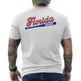 Florida Baseball Fans Men's T-shirt Back Print