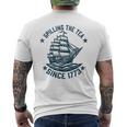 4Th Of July Spilling The Tea Since 1773 Independence Men's T-shirt Back Print