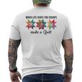 Quilter Make A Quilt Quilting Sewing Fabric Men's T-shirt Back Print