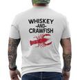 Whiskey And Crawfish Mens Back Print T-shirt