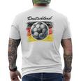 Fussball Fußball Mannschaft Flagge Deutschland Fan T-Shirt mit Rückendruck