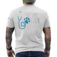 Future Dogtor Dog Animal Lover Vet Veterinarian Veterinary Men's T-shirt Back Print