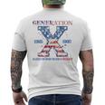 Generation X Raised On Hose Water And Neglect 4Th Of July Men's T-shirt Back Print