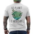 Go Planet It's Your Earth Day 2024 54Th Anniversary Planet Men's T-shirt Back Print