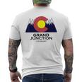 Grand Junction Colorado Mountain Men's T-shirt Back Print