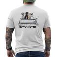 Great Danes In A Pickup Truck Top For Men Large Dog Dad Mens Back Print T-shirt