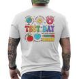Groovy Testing Day Motivational Quotes Students Teachers Men's T-shirt Back Print